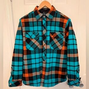 Billabong reversible men jacket size M
Orange/blue
Black